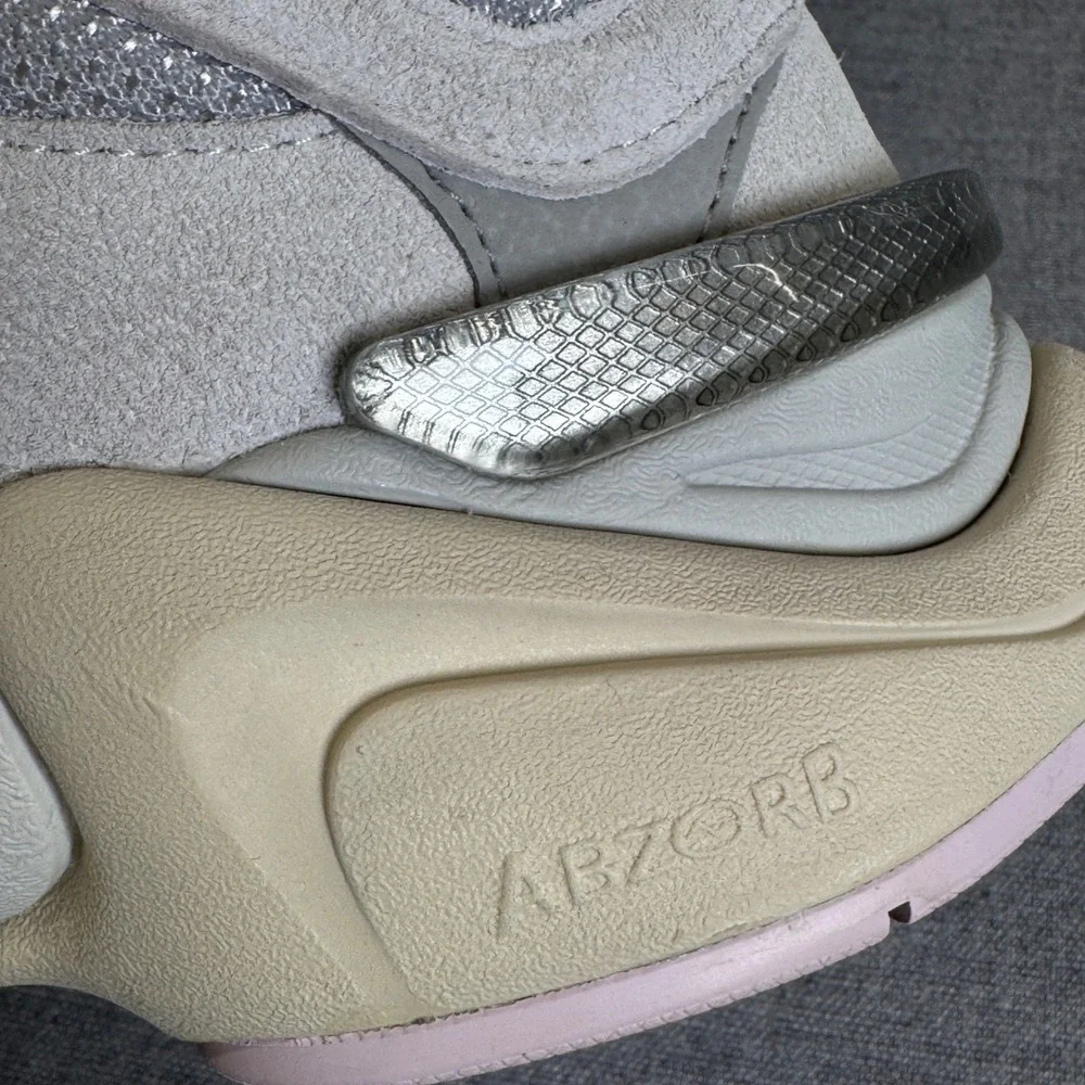 New Balance 9060 Grey Grey Pink Lifestyle Sneakers U9060GM Mens 8 Womens 9.5